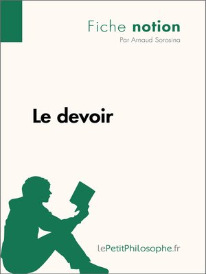 cover image of Le devoir--Fiche notion
